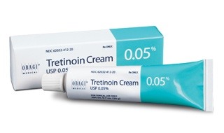Tretinoin cream tube